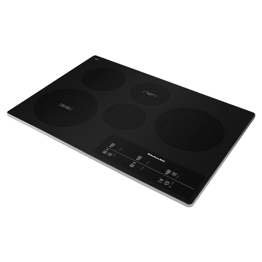 Kitchenaid KCES950KSS 30" Electric Cooktop with 5 Elements and Touch-Activated Controls - Image 3