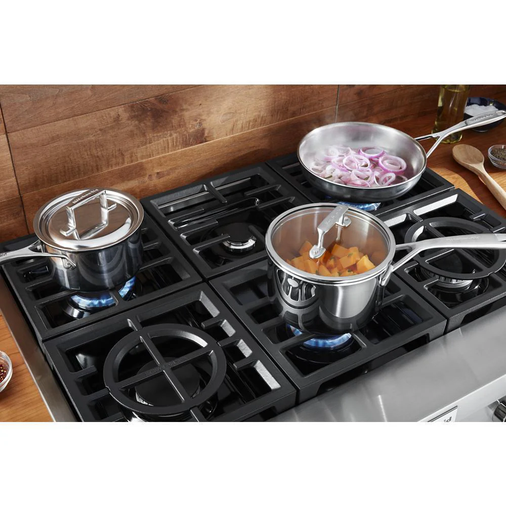 KCGC506JSS KitchenAid® 36'' 6-Burner Commercial-Style Gas Rangetop - Image 8