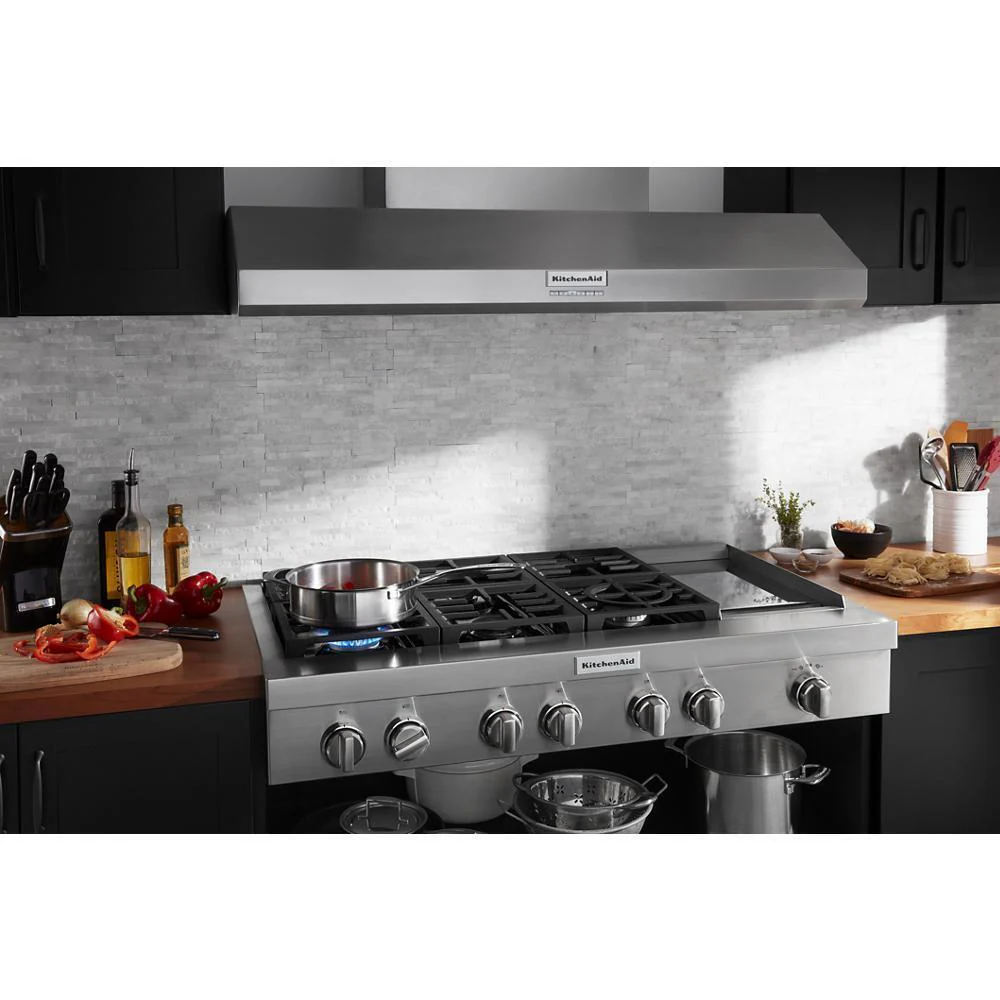 KCGC558JSS KitchenAid® 48'' 6-Burner Commercial-Style Gas Rangetop with Griddle - Image 16