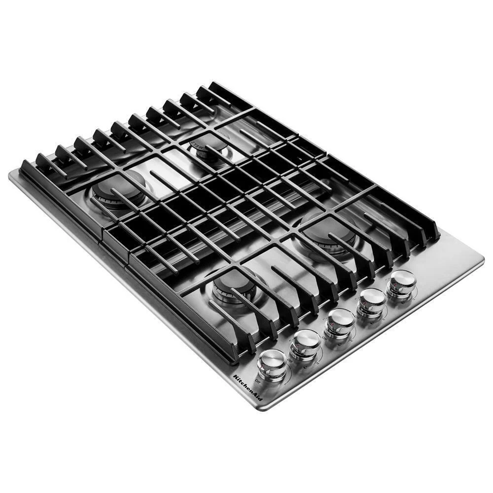 Kitchenaid KCGD500GSS 30" 4 Burner Gas Downdraft Cooktop - Image 2
