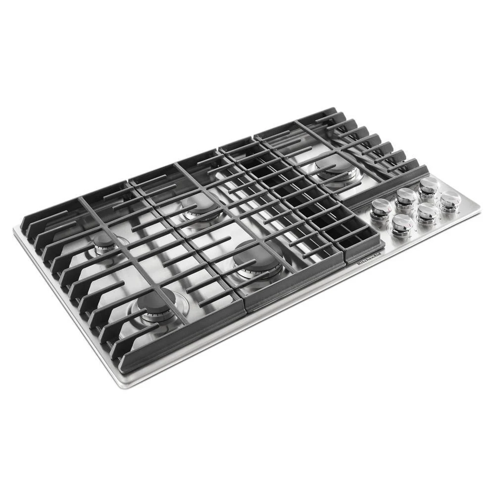 Kitchenaid KCGD506GSS 36" 5 Burner Gas Downdraft Cooktop - Image 5
