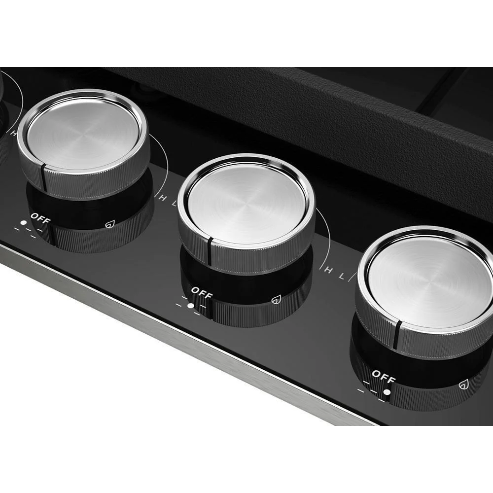 Kitchenaid KCGG530PBL 30" Gas-on-Glass Cooktop - Image 16