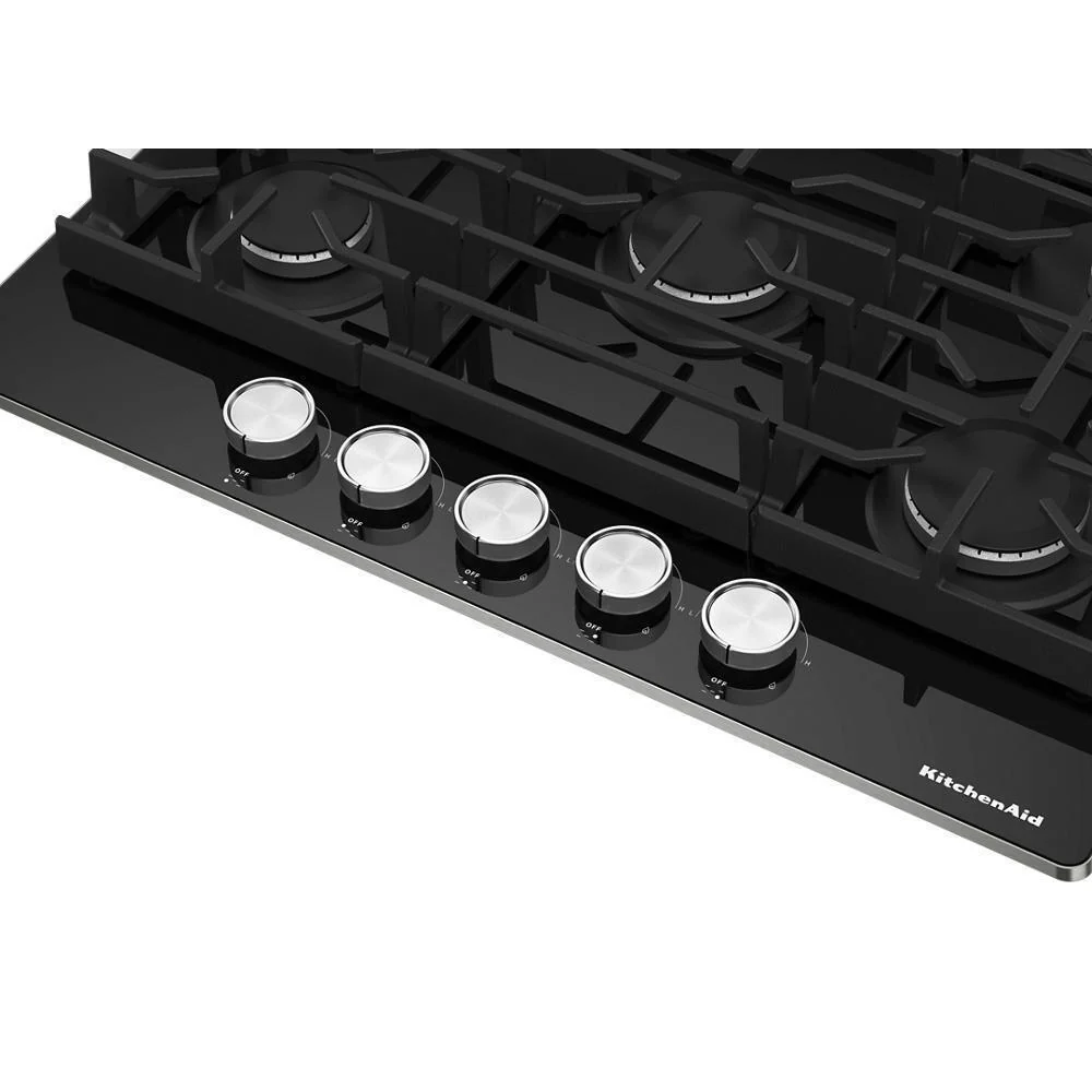 Kitchenaid KCGG530PBL 30" Gas-on-Glass Cooktop - Image 20