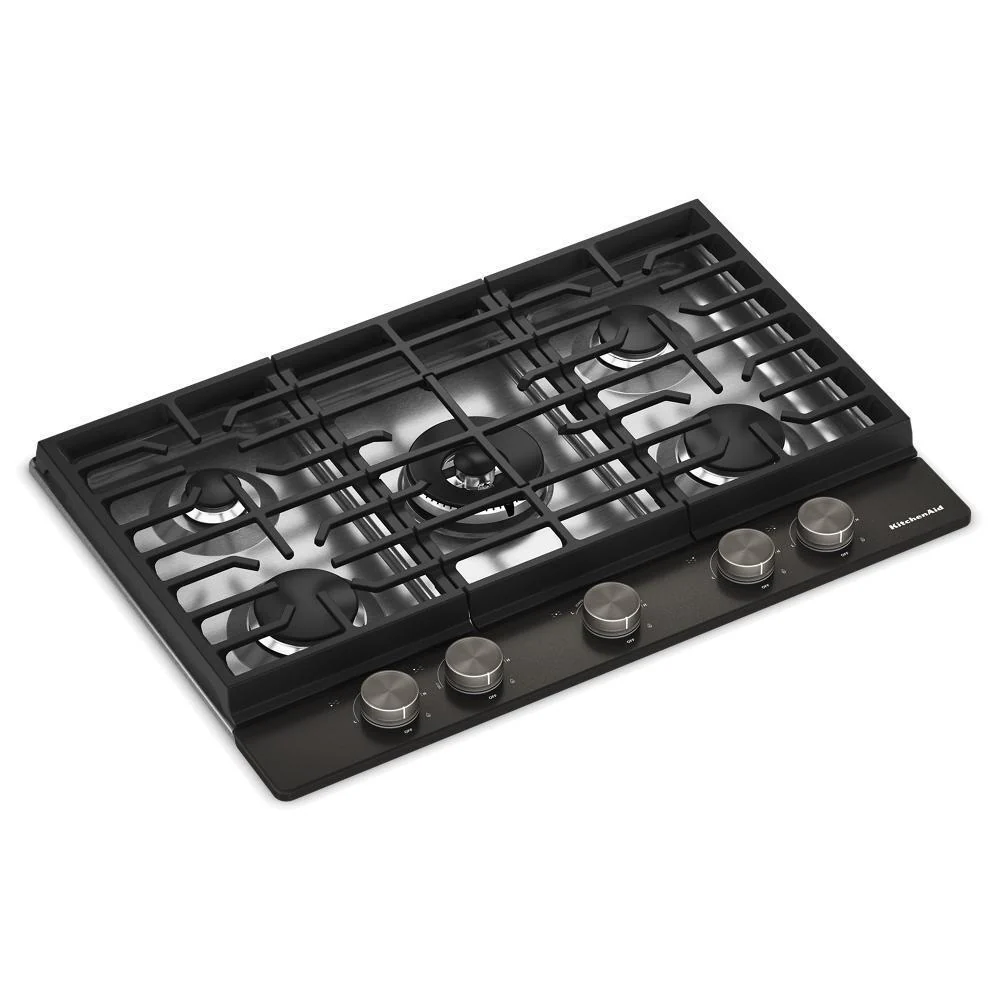 KCGK730SBE KitchenAid® 30 in. Gas Cooktop with 5 Burners and Integrated Wok Grate - Image 3