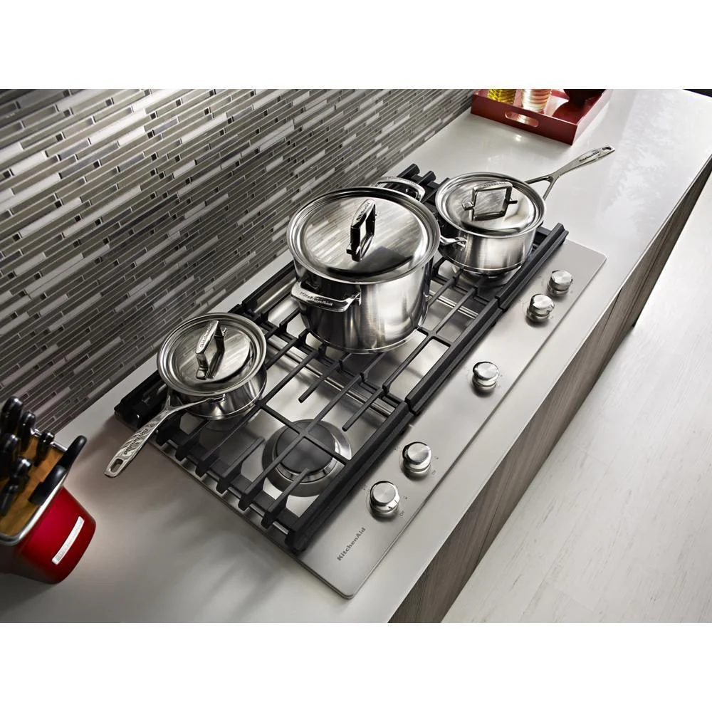 Kitchenaid KCGS950ESS 30" 5-Burner Gas Cooktop with Griddle - Image 10