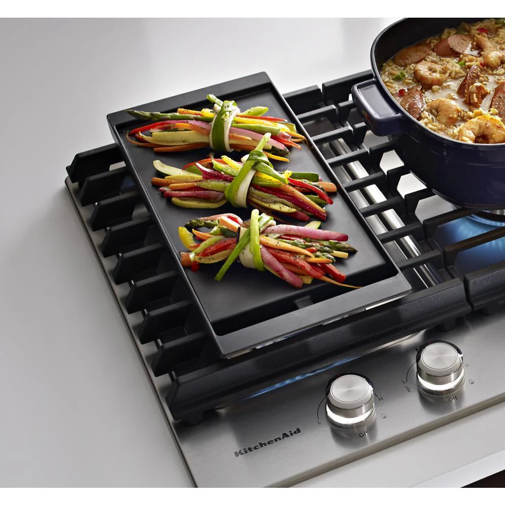 Kitchenaid KCGS956ESS 36" 5-Burner Gas Cooktop with Griddle - Image 47