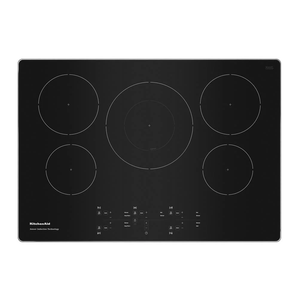 Kitchenaid KCIG550JSS 30-Inch 5-Element Sensor Induction Cooktop