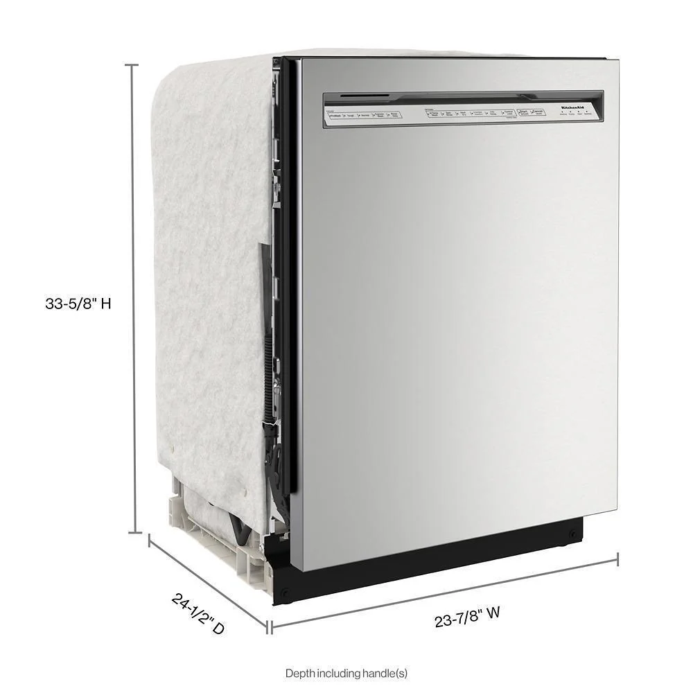 Kitchenaid KDFE204KPS Third Level Utensil Rack Dishwasher with 30+ Total Wash Jets, 39 dBA - Image 9