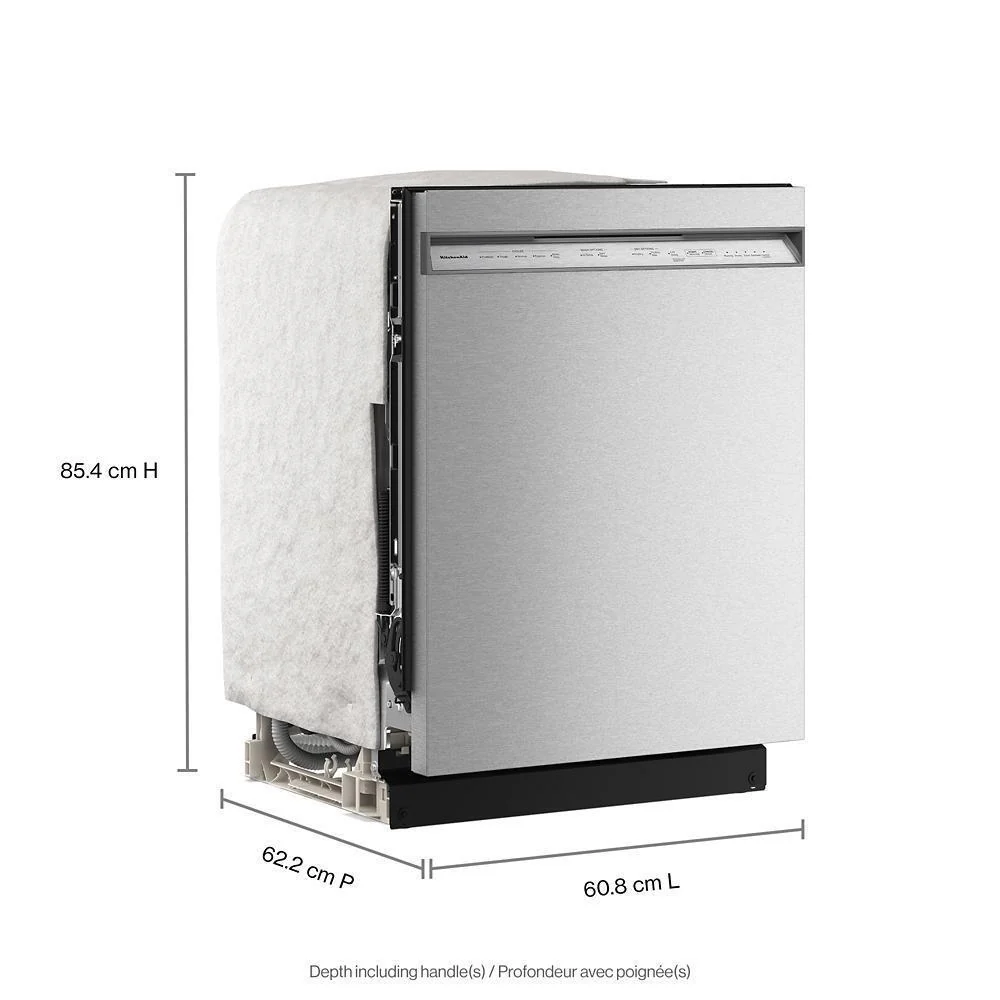 Kitchenaid KDFS224SPS Third Level Utensil Rack Dishwasher with 30+ Total Wash Jets in PrintShield Finish 47 dBA - Image 3