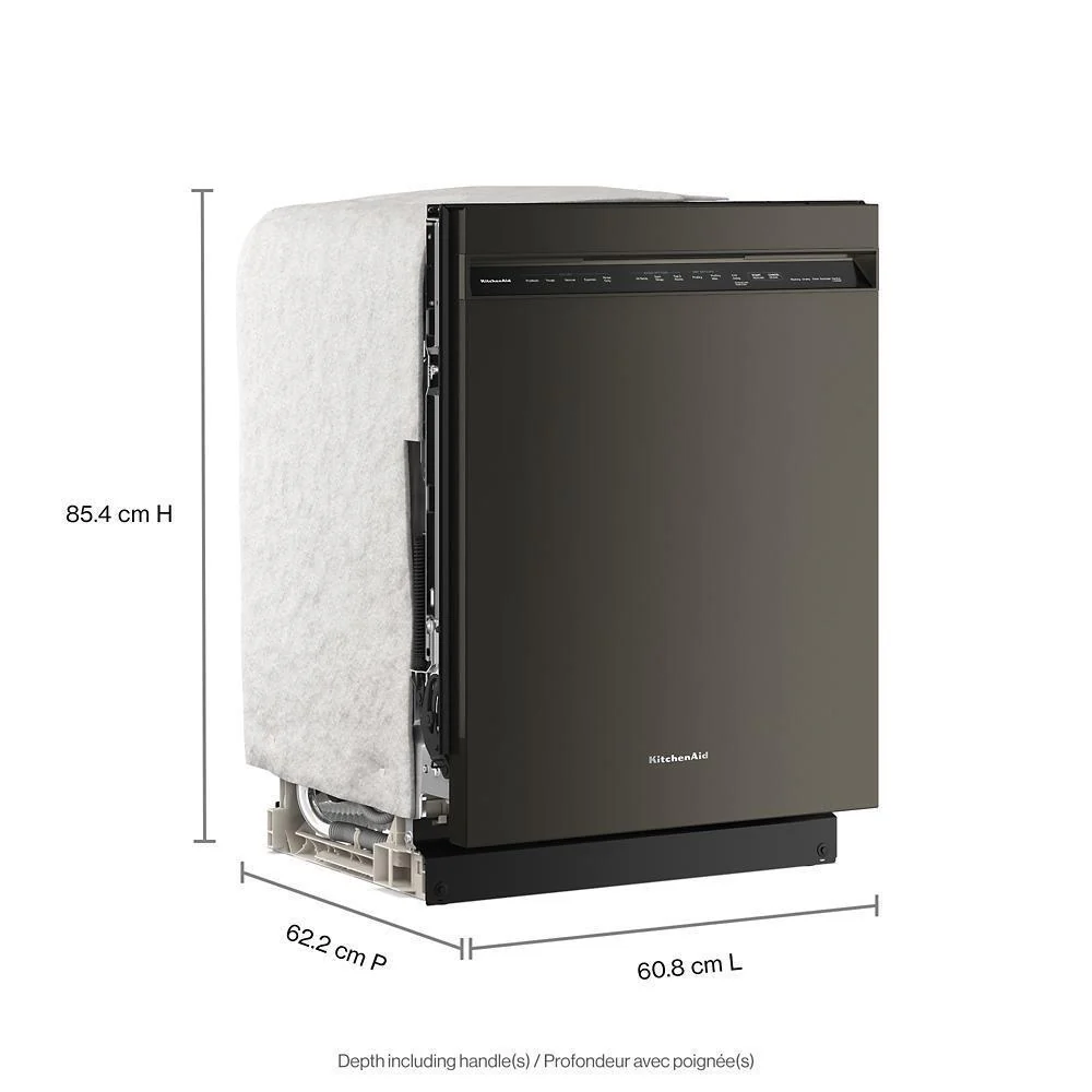 Kitchenaid KDFS424SBE 360(degree) Max Jets™ Third Rack Dishwasher with ProDry System, 44 dBA - Image 2