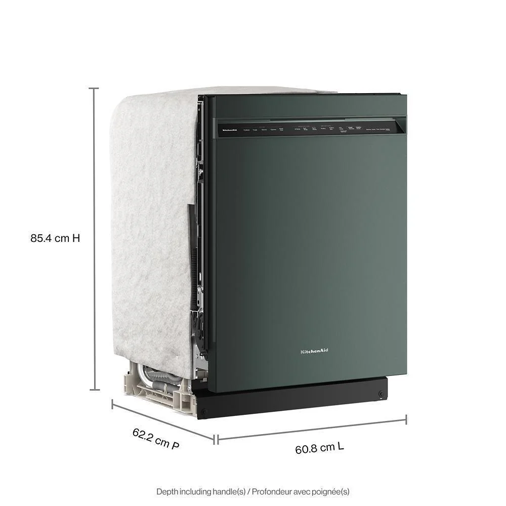 Kitchenaid KDFS424SJP 360(degree) Max Jets™ Third Rack Dishwasher with ProDry System, 44 dBA - Image 4