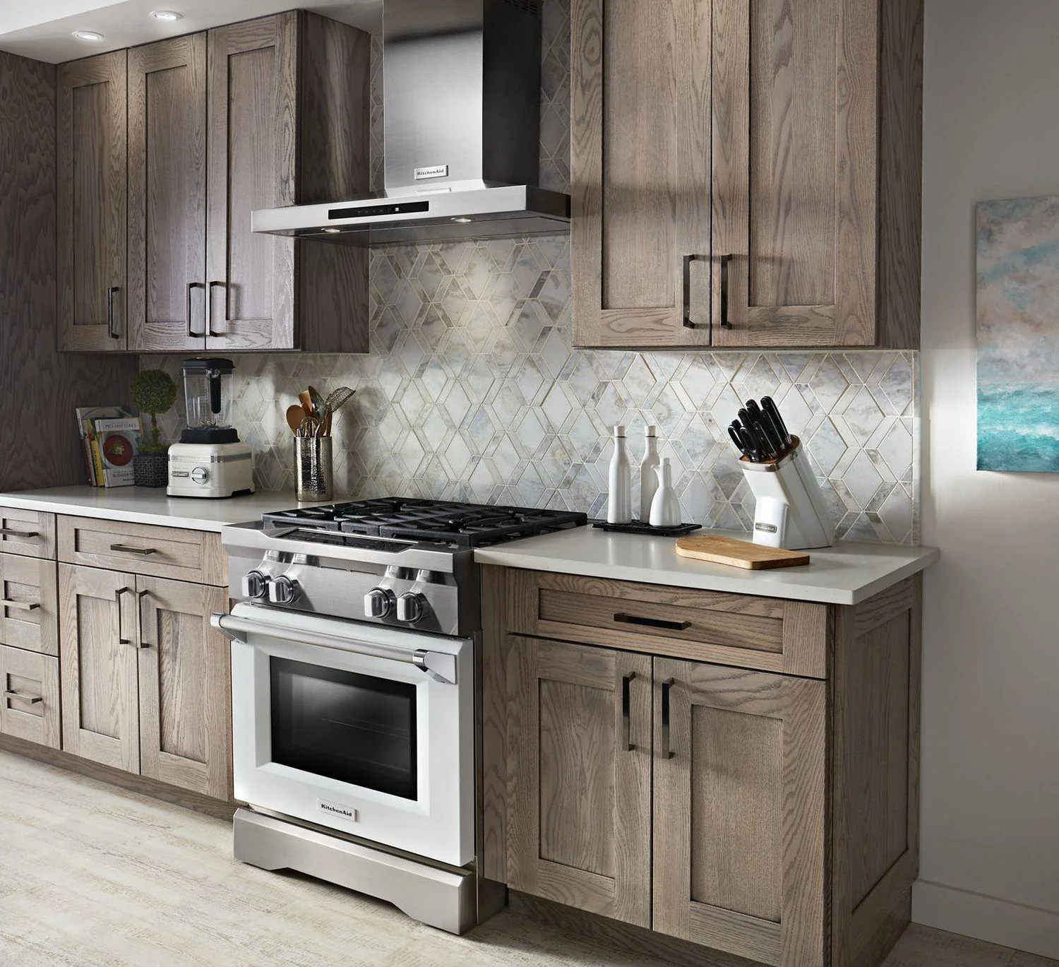 Kitchenaid KDRS407VMW 30'' 4-Burner Dual Fuel Freestanding Range, Commercial-Style Imperial White - Image 2