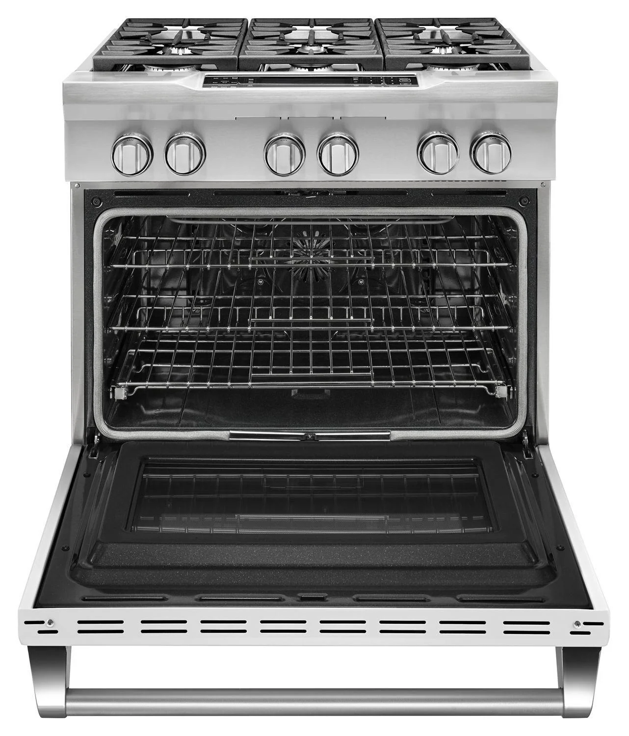 Kitchenaid KDRS467VMW 36'' 6-Burner Dual Fuel Freestanding Range, Commercial-Style Imperial White - Image 2