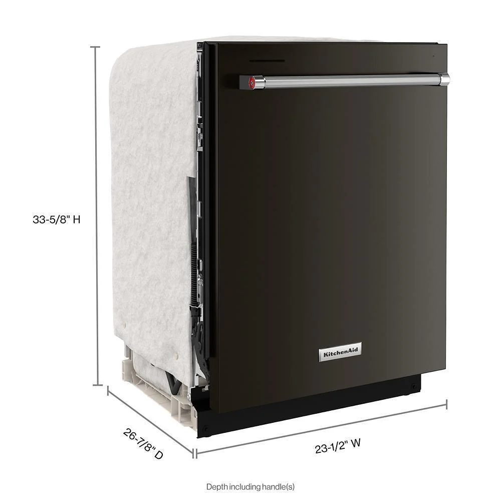 Kitchenaid KDTE204KBS Third Level Utensil Rack Dishwasher with 30+ Total Wash Jets, 39 dBA - Image 5