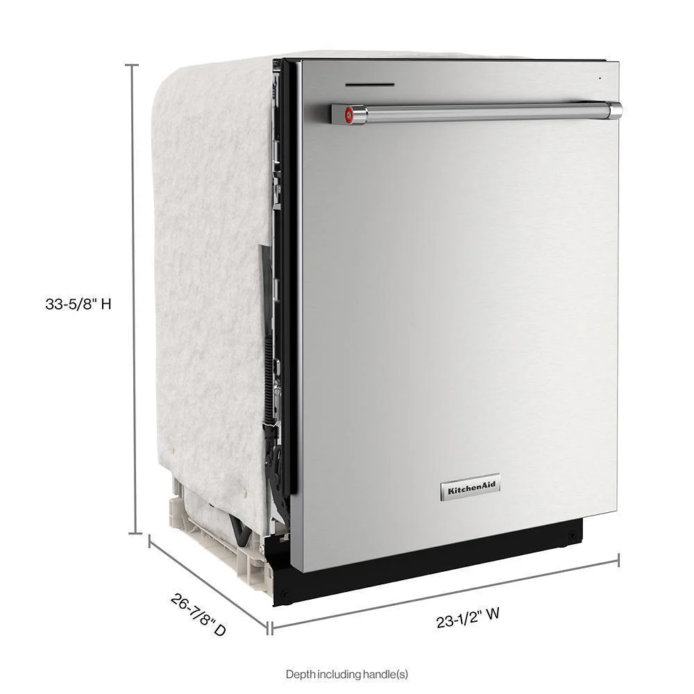 Kitchenaid KDTE204KPS Third Level Utensil Rack Dishwasher with 30+ Total Wash Jets, 39 dBA - Image 5
