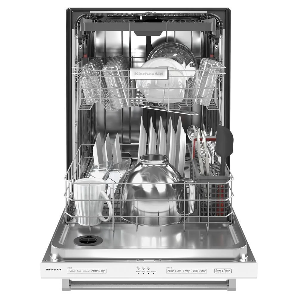 Kitchenaid KDTE204KWH Third Level Utensil Rack Dishwasher with 30+ Total Wash Jets, 39 dBA - Image 14