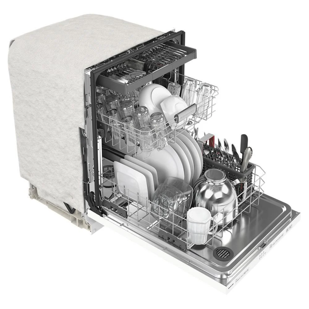 Kitchenaid KDTE204KWH Third Level Utensil Rack Dishwasher with 30+ Total Wash Jets, 39 dBA - Image 15