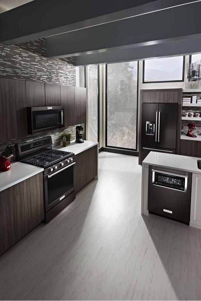 Kitchenaid KDTM804EBS 44 dBA Dishwasher with Window and Lighted Interior - Black Stainless Steel with PrintShield™ Finish - Image 5