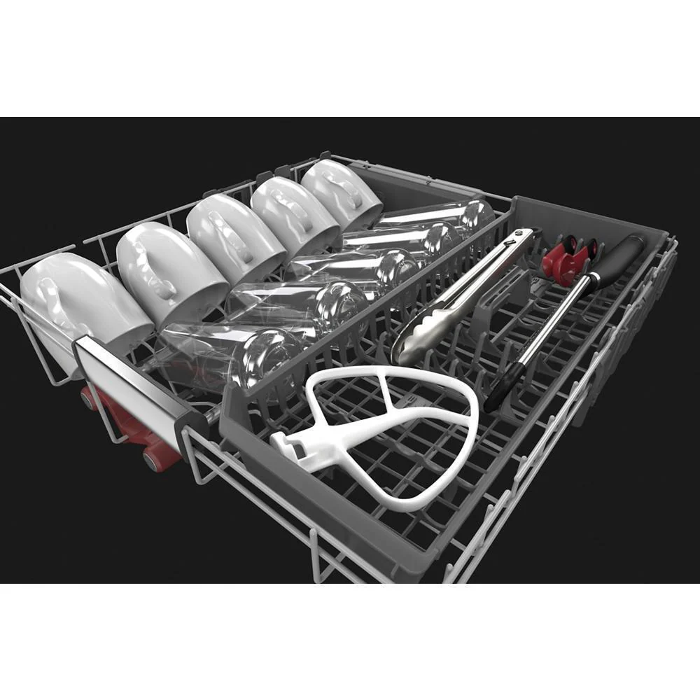 Kitchenaid KDTM804KBS 360(degree) Max Jets™ Third Rack Dishwasher with Stainless Steel Third Rack Wash Jets, 44 dBA - Image 4