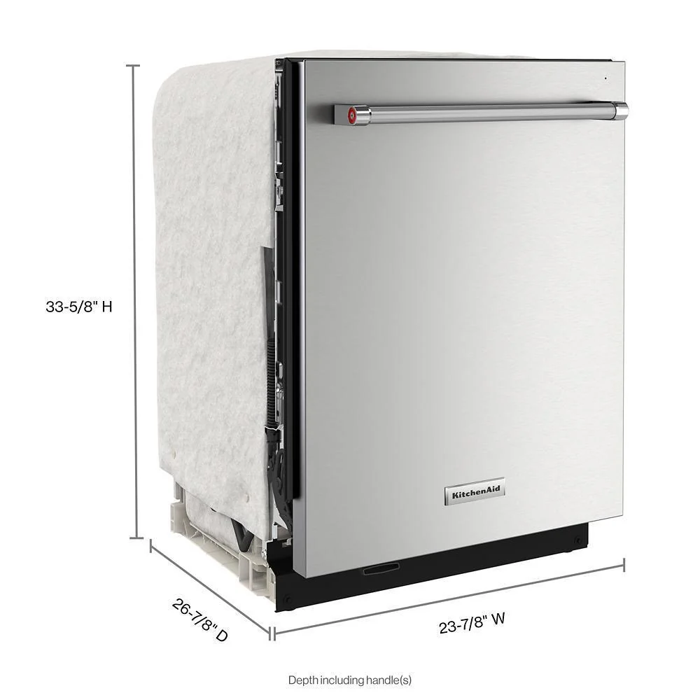 Kitchenaid KDTM804KPS 360(degree) Max Jets™ Third Rack Dishwasher with Stainless Steel Third Rack Wash Jets, 44 dBA - Image 12