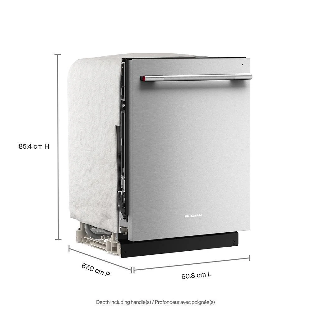 Kitchenaid KDTS224SPS Third Level Utensil Rack Dishwasher with 30+ Total Wash Jets in PrintShield Finish 47 dBA - Image 2