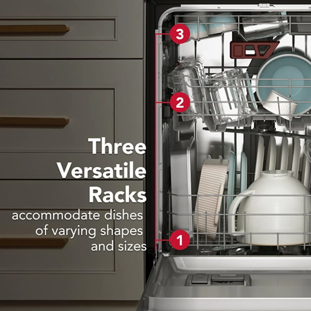 Kitchenaid KDTS324SJP Third Level Jet Rack Dishwasher with 40+ Total Wash Jets 41 dBA - Image 17
