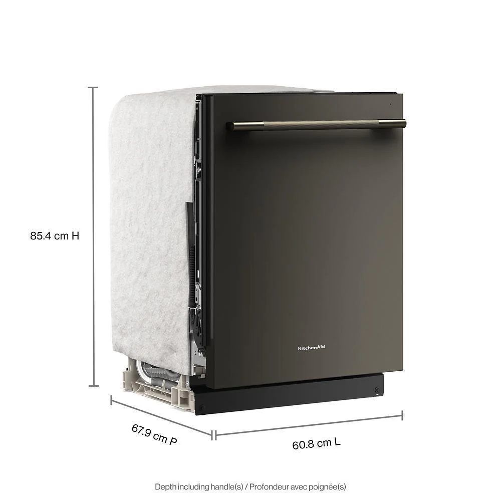 Kitchenaid KDTS424SBE 360(degree) Max Jets™ Third Rack Dishwasher with ProDry System 44 dBA - Image 2
