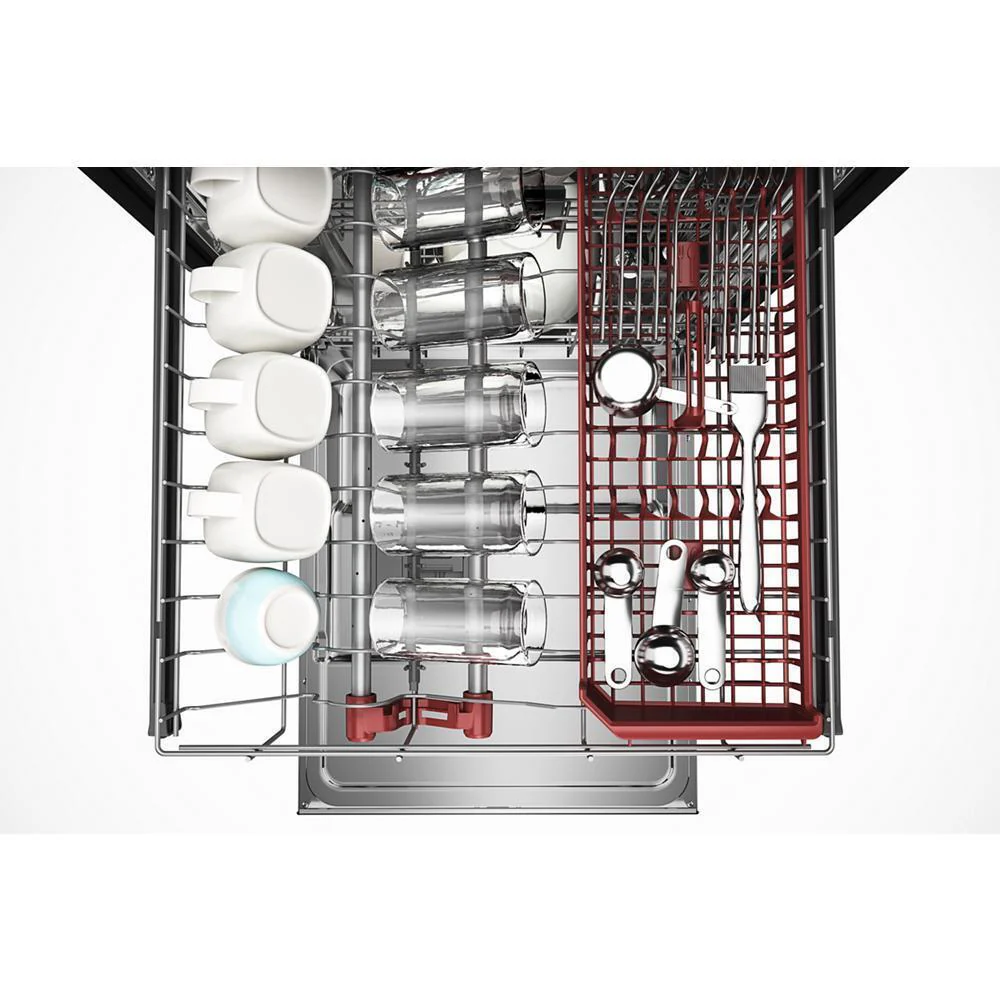 Kitchenaid KDTS434SPS 360(degree) Max Jets™ Third Rack Dishwasher with Stemware Shield and Stemware Clips, 44 dBA - Image 12