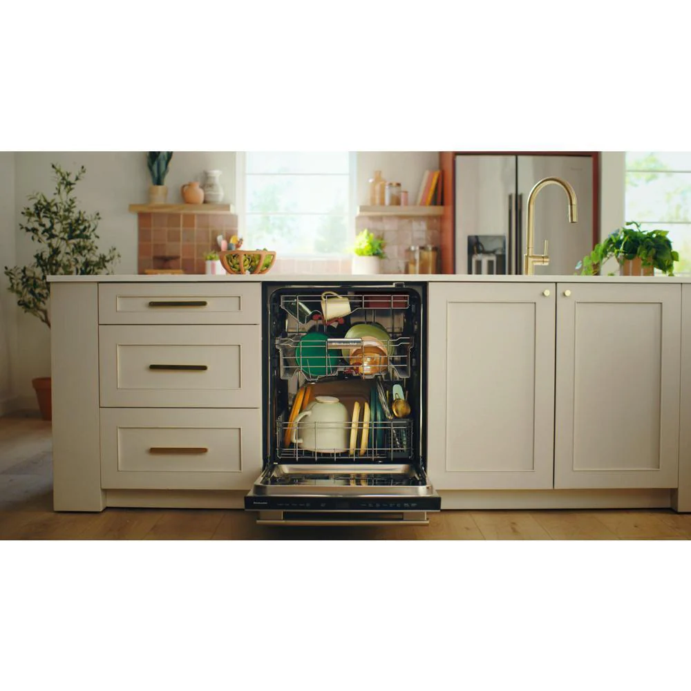 Kitchenaid KDTS434SPS 360(degree) Max Jets™ Third Rack Dishwasher with Stemware Shield and Stemware Clips, 44 dBA - Image 7