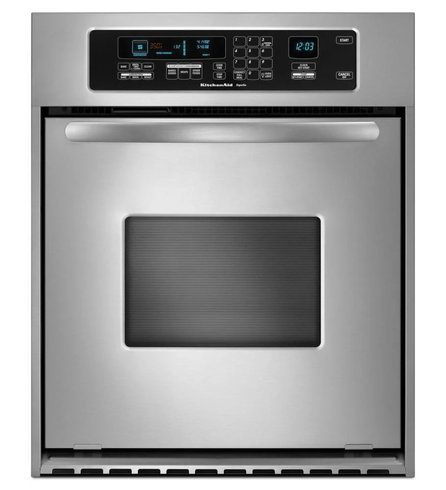 KEBC147VBL KitchenAid® 24-Inch Convection Single Wall Oven, Architect® Series II Handle - Black - Image 3
