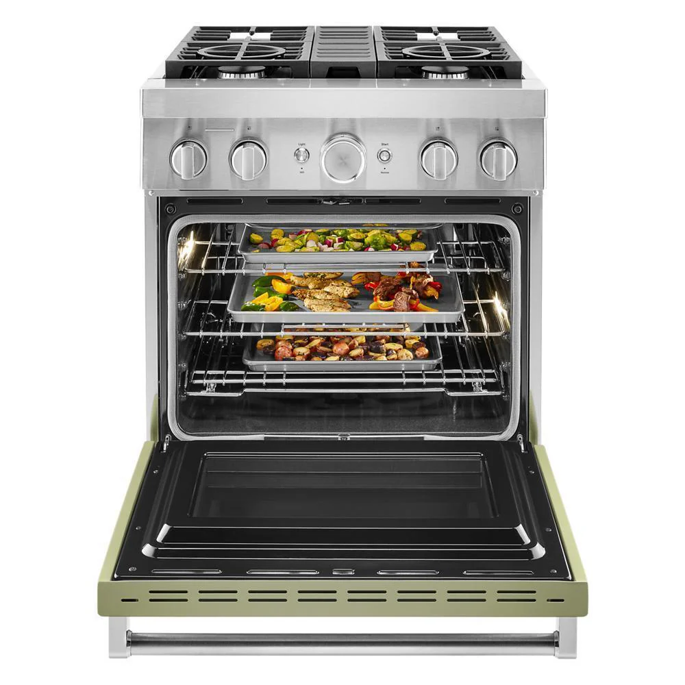 KFDC500JAV KitchenAid® 30'' Smart Commercial-Style Dual Fuel Range with 4 Burners - Image 8