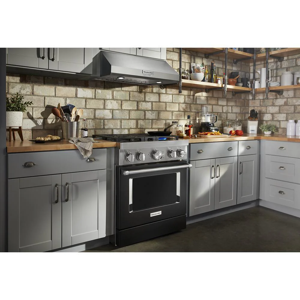 KFDC500JBK KitchenAid® 30'' Smart Commercial-Style Dual Fuel Range with 4 Burners - Image 13