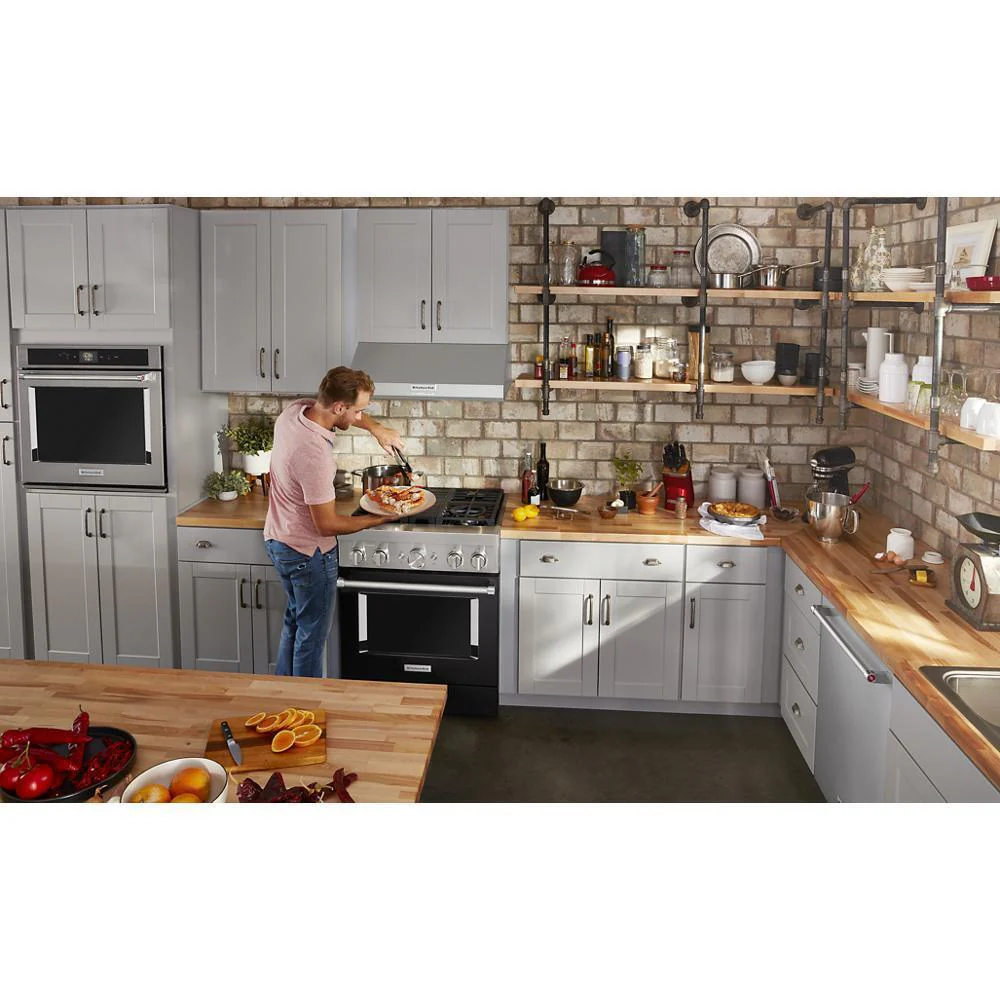 KFDC500JBK KitchenAid® 30'' Smart Commercial-Style Dual Fuel Range with 4 Burners - Image 17