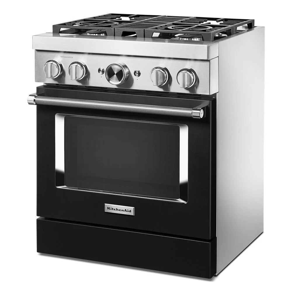 KFDC500JBK KitchenAid® 30'' Smart Commercial-Style Dual Fuel Range with 4 Burners - Image 4