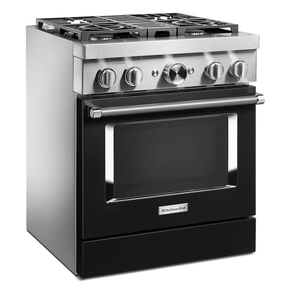 KFDC500JBK KitchenAid® 30'' Smart Commercial-Style Dual Fuel Range with 4 Burners - Image 5