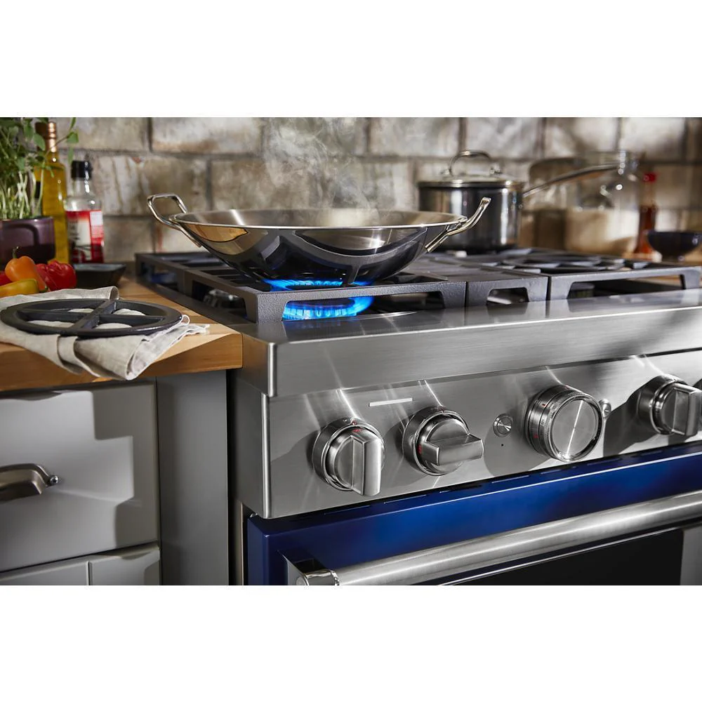 KFDC500JIB KitchenAid® 30'' Smart Commercial-Style Dual Fuel Range with 4 Burners - Image 10