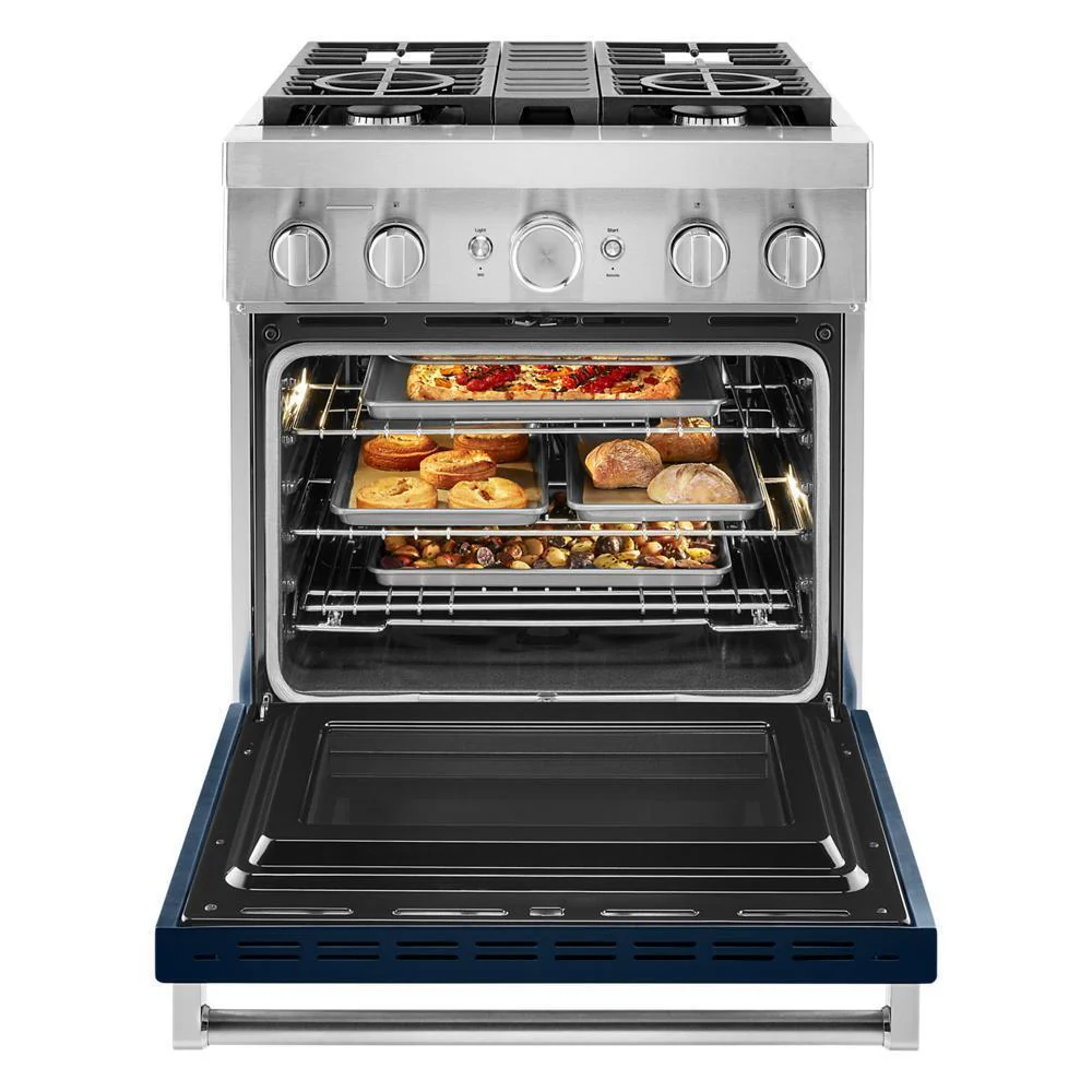 KFDC500JIB KitchenAid® 30'' Smart Commercial-Style Dual Fuel Range with 4 Burners - Image 8