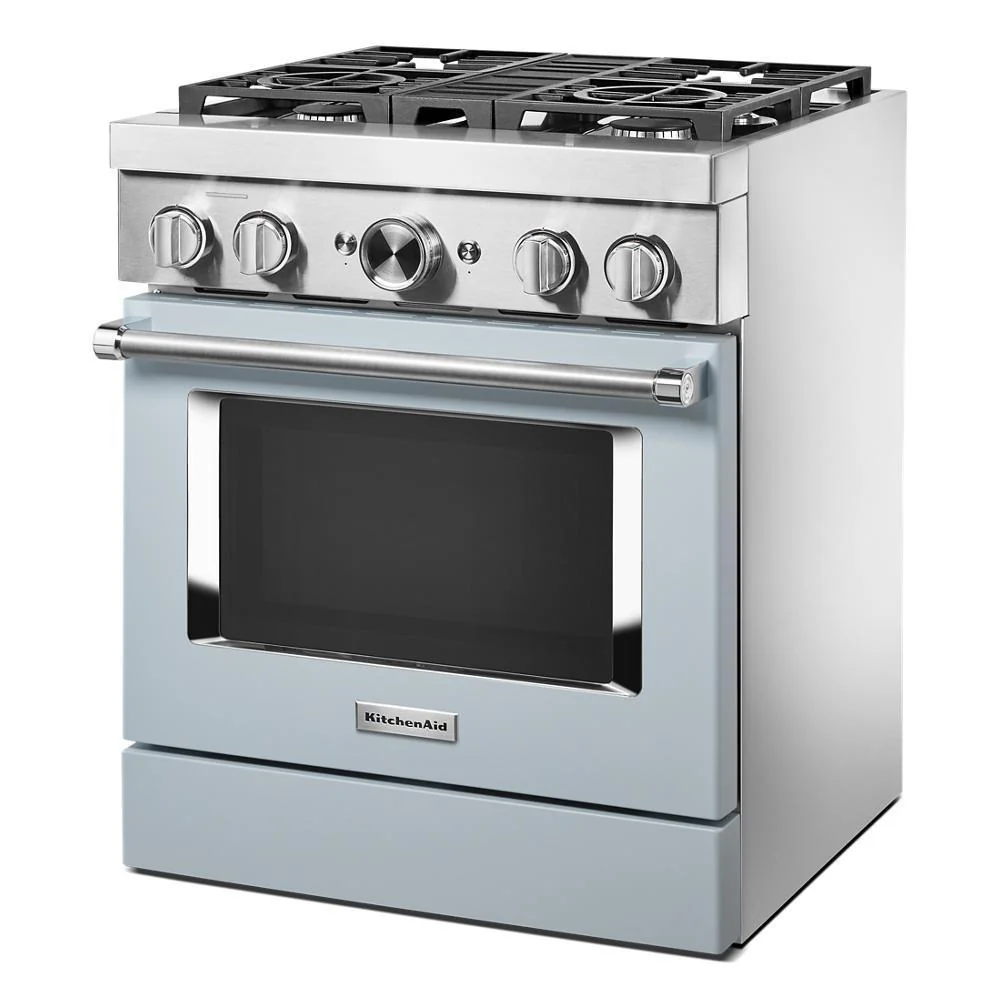 KFDC500JMB KitchenAid® 30'' Smart Commercial-Style Dual Fuel Range with 4 Burners - Image 4