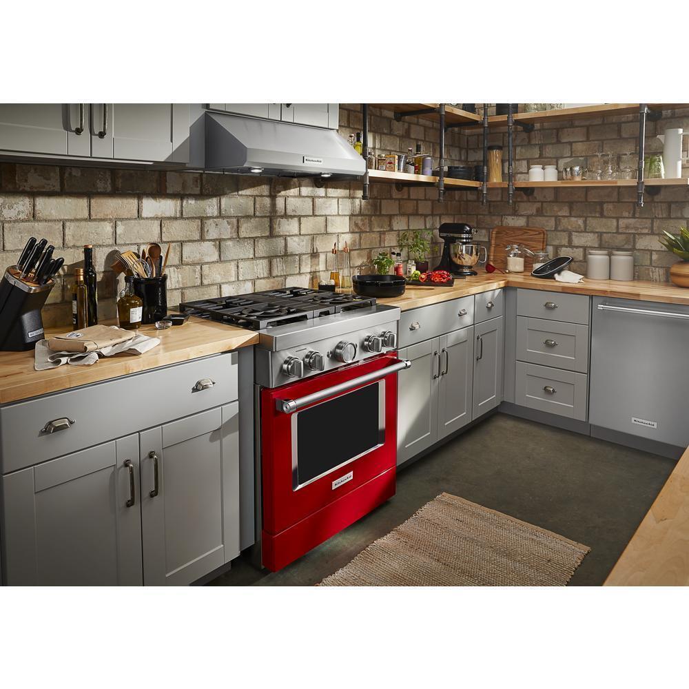 KFDC500JPA KitchenAid® 30'' Smart Commercial-Style Dual Fuel Range with 4 Burners - Image 10