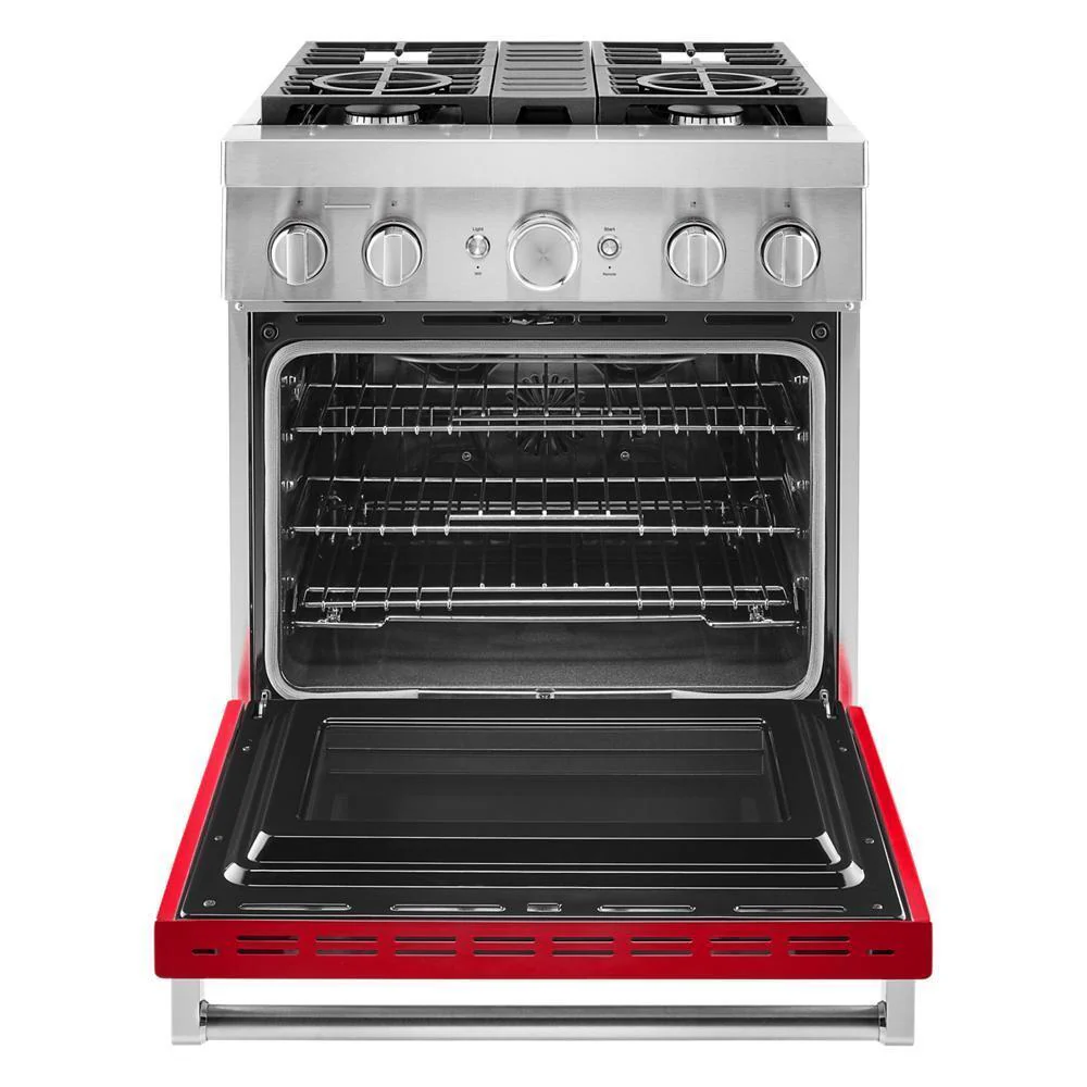 KFDC500JPA KitchenAid® 30'' Smart Commercial-Style Dual Fuel Range with 4 Burners - Image 7
