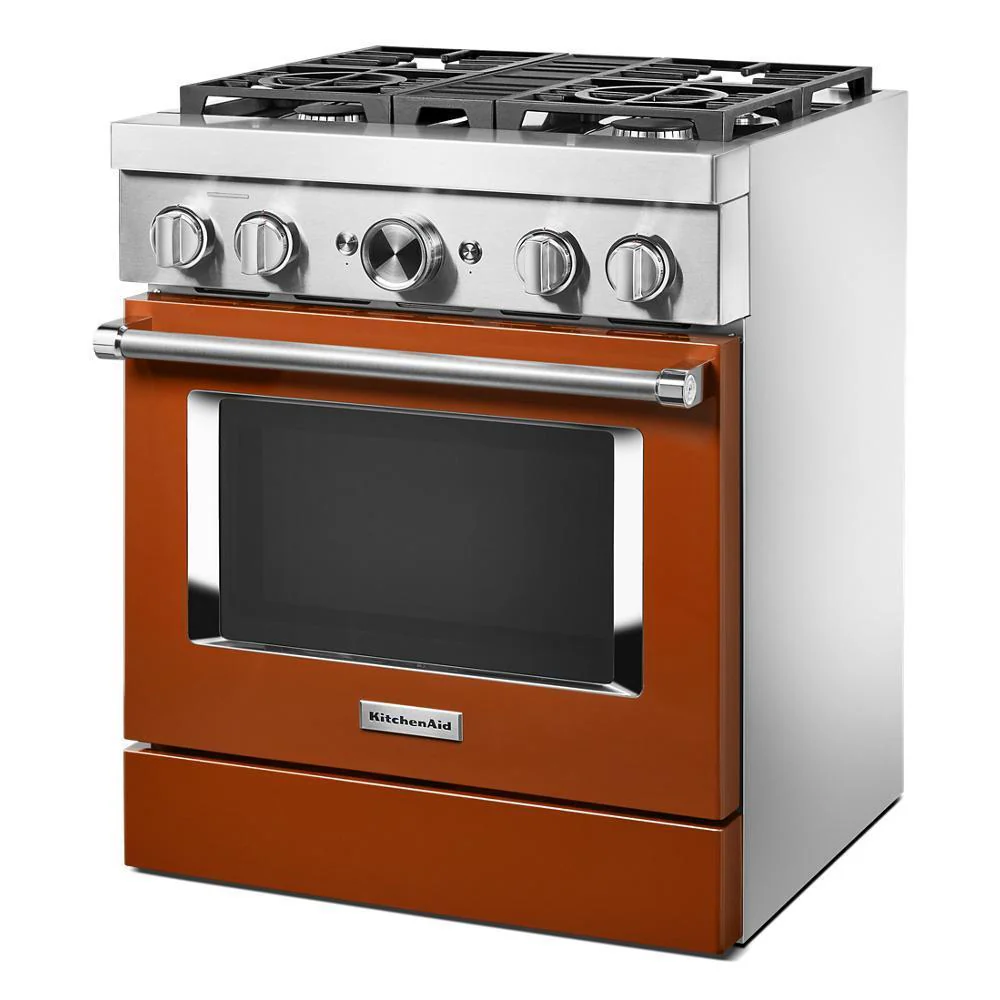 KFDC500JSC KitchenAid® 30'' Smart Commercial-Style Dual Fuel Range with 4 Burners - Image 4