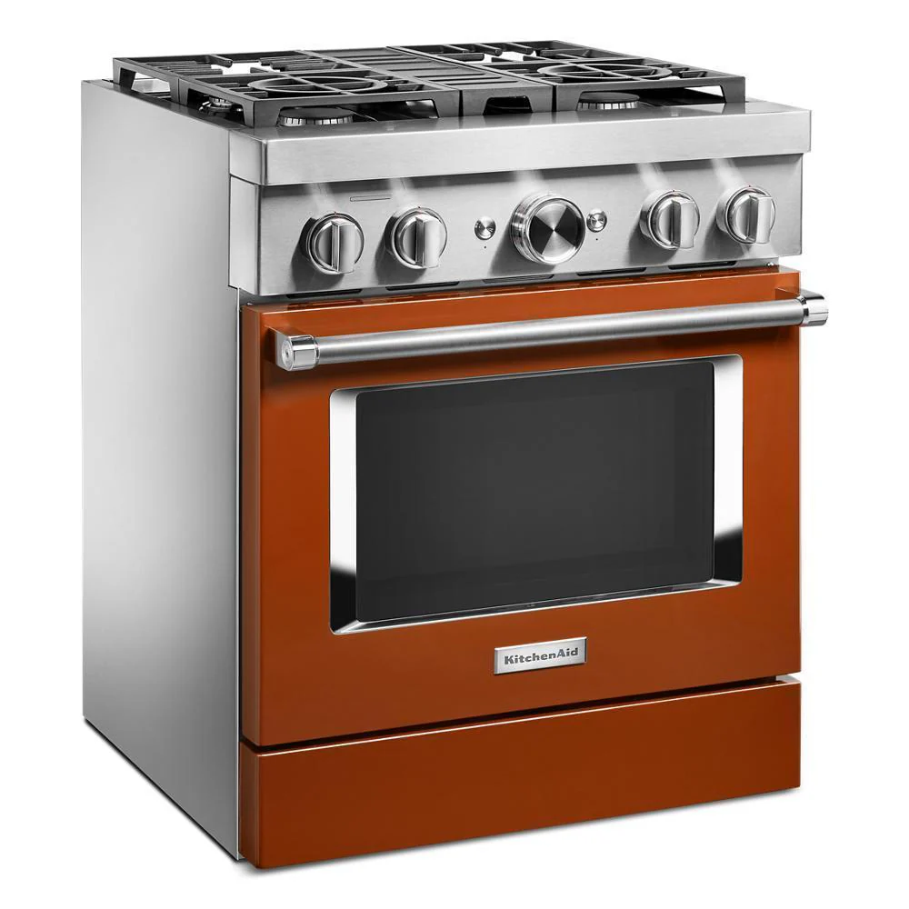 KFDC500JSC KitchenAid® 30'' Smart Commercial-Style Dual Fuel Range with 4 Burners - Image 5