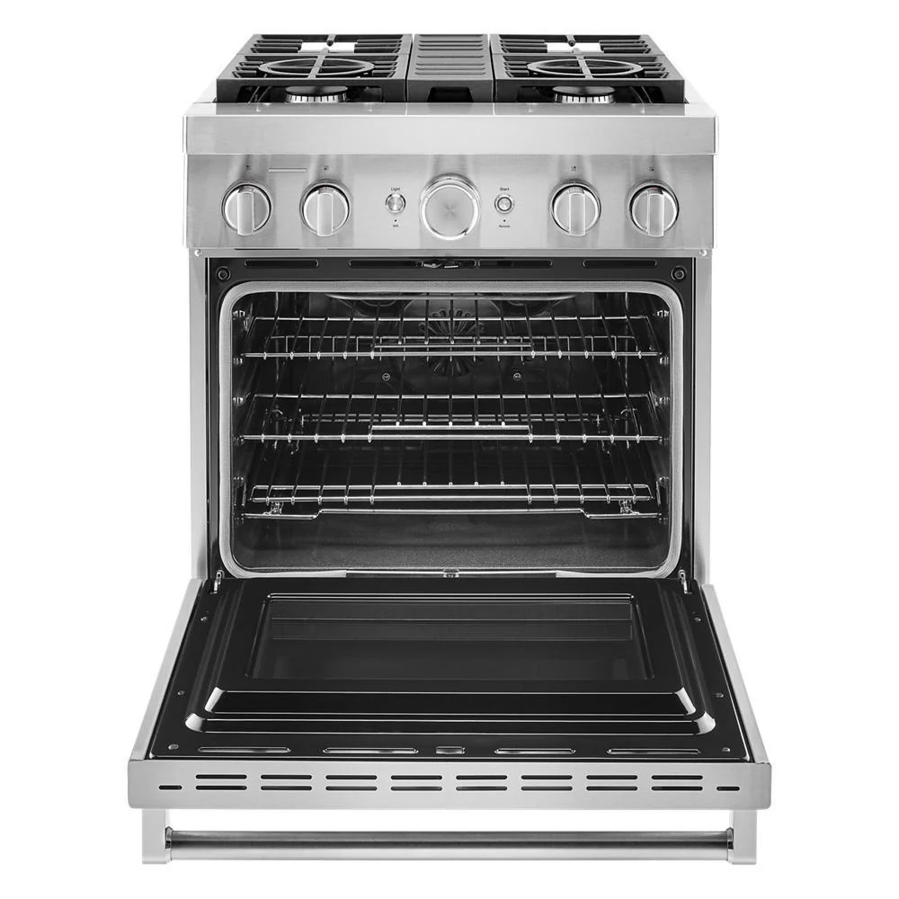 KFDC500JSS KitchenAid® 30'' Smart Commercial-Style Dual Fuel Range with 4 Burners - Image 8
