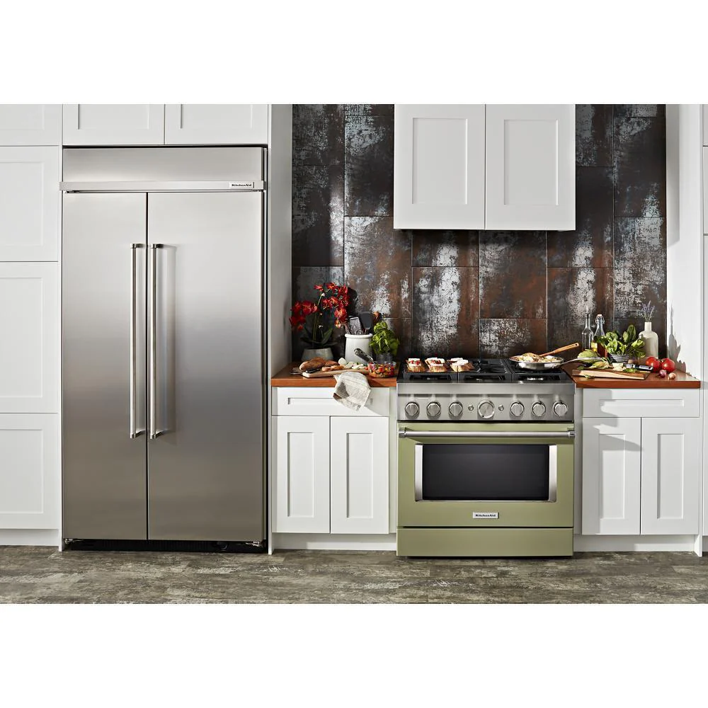 KFDC506JAV KitchenAid® 36'' Smart Commercial-Style Dual Fuel Range with 6 Burners - Image 13