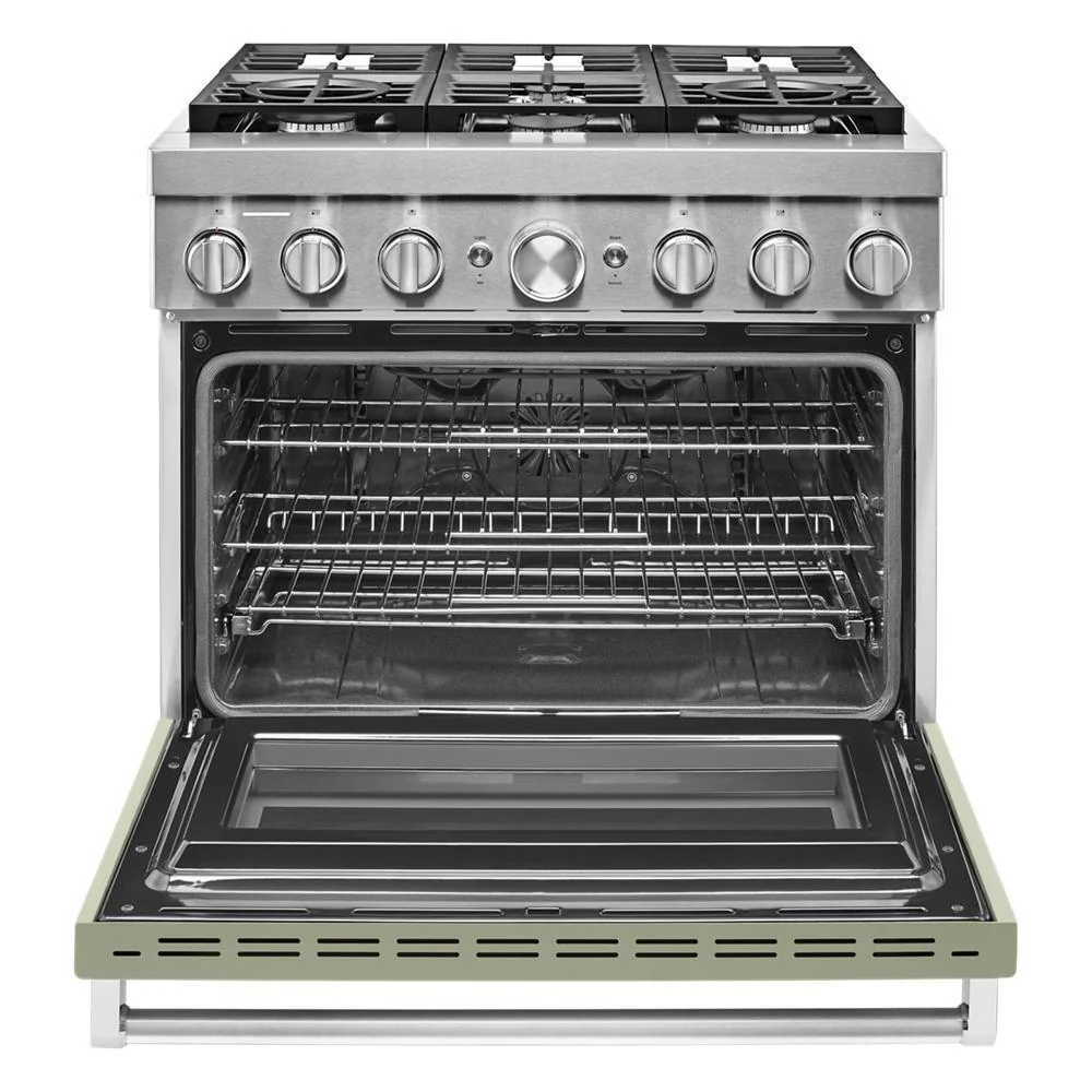 KFDC506JAV KitchenAid® 36'' Smart Commercial-Style Dual Fuel Range with 6 Burners - Image 7