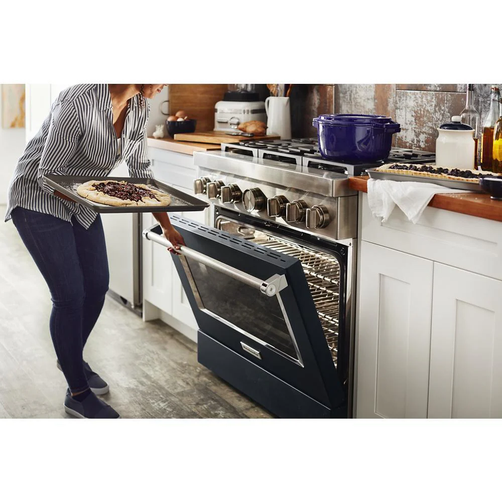 KFDC506JIB KitchenAid® 36'' Smart Commercial-Style Dual Fuel Range with 6 Burners - Image 14