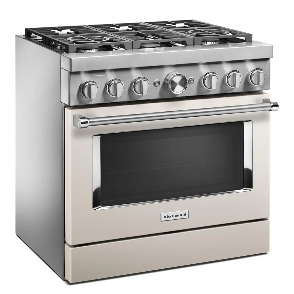 KFDC506JMH KitchenAid® 36'' Smart Commercial-Style Dual Fuel Range with 6 Burners - Image 4