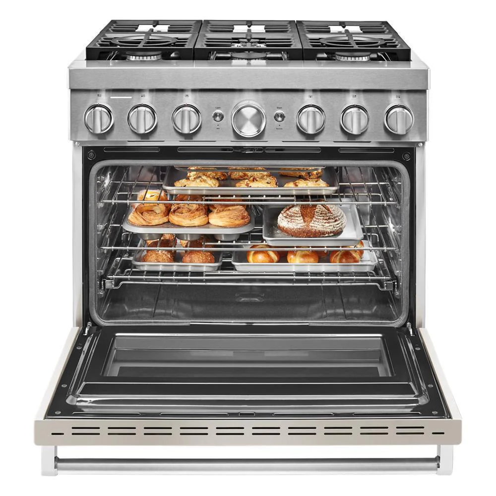 KFDC506JMH KitchenAid® 36'' Smart Commercial-Style Dual Fuel Range with 6 Burners - Image 8