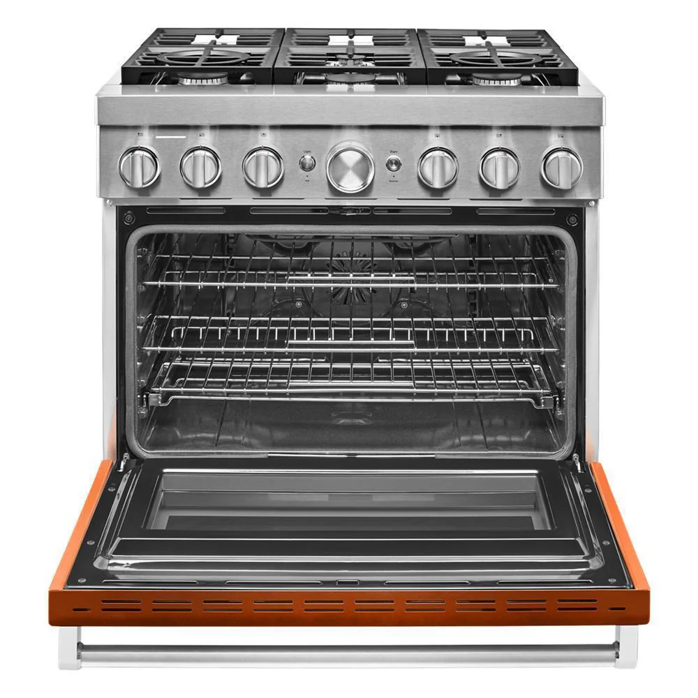 KFDC506JSC KitchenAid® 36'' Smart Commercial-Style Dual Fuel Range with 6 Burners - Image 7