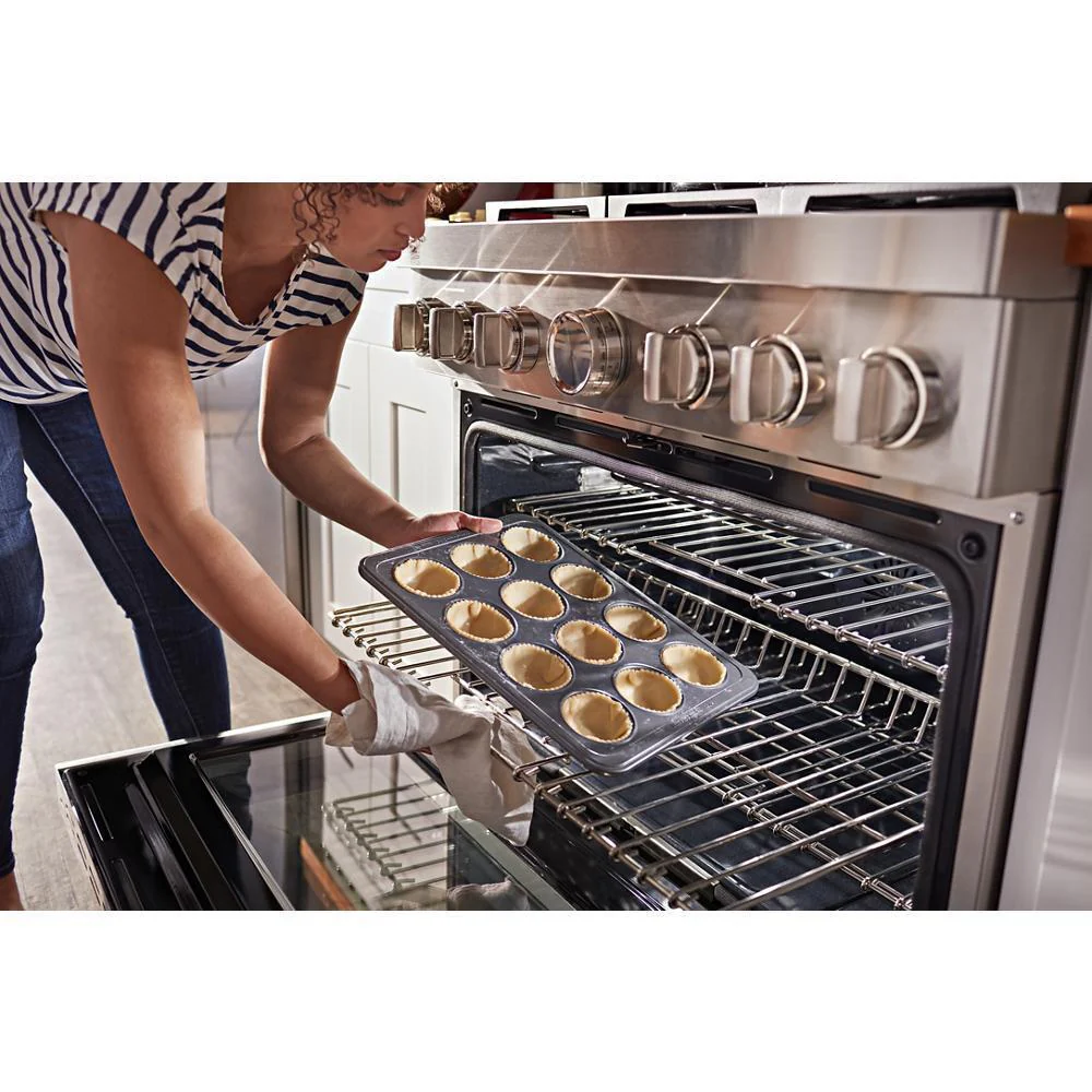 KFDC506JSS KitchenAid® 36'' Smart Commercial-Style Dual Fuel Range with 6 Burners - Image 12